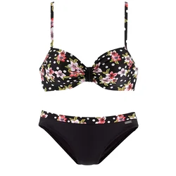 LASCANA Bikini, črna