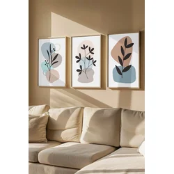 Wallity slika 3Dartsoho97, 3 dijela, 33 x 48 cm