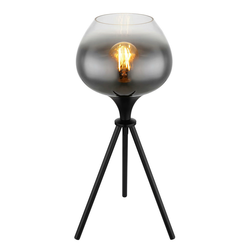 Globo 15548T1 - Stona lampa MAXY 1xE27/40W/230V crna