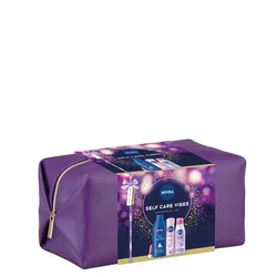 Nivea Ženski kozmetički set Self care vibes, Dezodorans 150ml + mleko za telo 400ml + micelarna voda 200ml + labello 4,8g