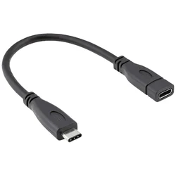 ROLINE 11029015 USB cable 0.15 m 3.1 (3.1 Gen 2) USB C Black
