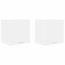 Vidaxl Viseča omarica 2 szt. Bela 40 x 31 x 40 cm Konstruiran les