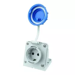 shumee Hermetična stenska vtičnica 16A 2P+Z 230V IP68 nadometna Schuko 1162