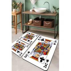 Lessentiel Maison Set 3 prostirke za kupatilo Šareni