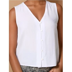 Sinsay - Bluza od viskoze - belo