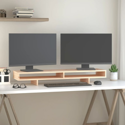 Stalak za monitor 100 x 27 x 14 cm od masivne borovine