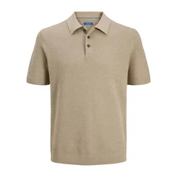 JACK & JONES Majica Bluriley svetlo rjava