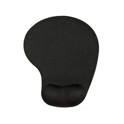 Ergonomska podloga za miš s gelovim naslonom UV - 40857 - Crna KP40857