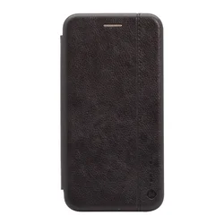 Maska na preklop Teracell Leather za iPhone 13 Pro, Crna