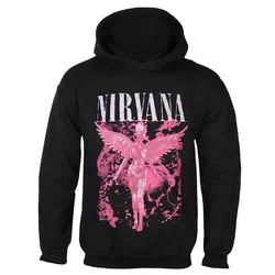 Hoodi moška Nirvana - Angel Red -i BL - ROCK OFF - NIRVHD105MB