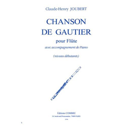 JOUBERT:CHANSON DE GAUTIER POUR FLUTE ET piano