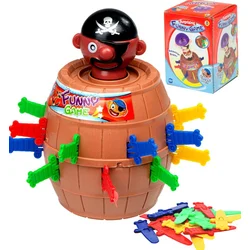 WOWO Arkadna igra Crazy Pirate - Arkadna igra Crazy Pirate in a Barrel 9 x 9 x 12,5 cm