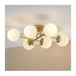 Brilagi - Plafonski luster MALONY 6xE14/20W/230V zlatni