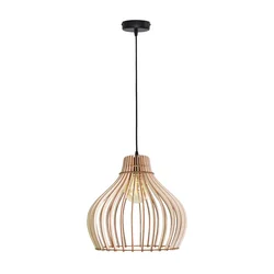 Luster na sajli BARREL 1xE27/24W/230V, prečnik 38 cm