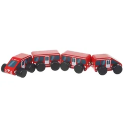 CUBIKA Drvena igračka sa magnetom Express Voz (4 elementa) OUTLET