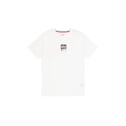ALPHA INDUSTRIES Majica črna / bela