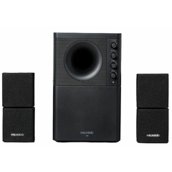 MICROLAB X2BT Aktivni drveni zvucnici 2.1 sistem 46W RMS (20W+2*13W) 3/5mm/ BLuetooth
