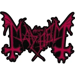 Mayhem Logo Cut Out Našitek za šivanje