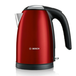 BOSCH grelnik vode TWK7804 (1,7l), rdeč-črn