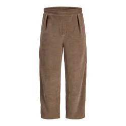 JACK & JONES Hlače z naborki JPSTEVAN rjava
