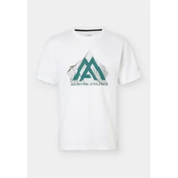 THE NORTH FACE Majica TOPOGRAPHIC smaragd/črna/bela