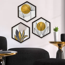 Wallity Uramljena slika 6GEN187180, 35x35 cm, 3 dela