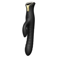 Zalo Mose Thrusting Rabbit Vibrator Black