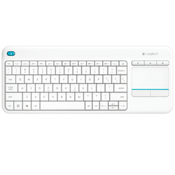 Logitech K400 Plus keyboard RF Wireless QWERTY White (920-007138)