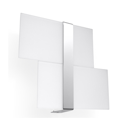 Sollux SL.0187 - Zidno svetlo MASSIMO 2xG9/40W/230V bela/hrom