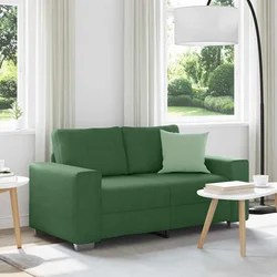 Dvosjed tamnozelene boje 160x77x82 cm korduro tkanine