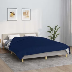 Teška deka plava 200x225 cm 9 kg od tkanine