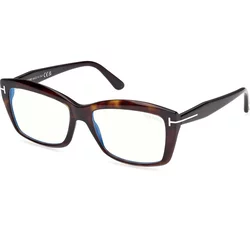 Tom Ford Ženski okvir za dioptrijske naočare Blue Block 0FT6065-B 5255, Smeđi