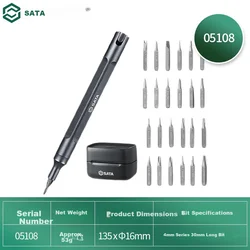 Sata Set preciznih odvijača 05108, 24 komada