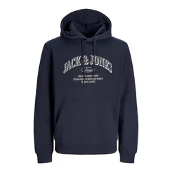 JACK & JONES Majica JJEDenver marine/bela