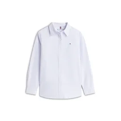 TOMMY HILFIGER Bluza golobje modra/bela