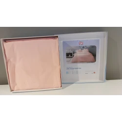 Tac Set posteljine Basic, 100x220cm, Kajsija