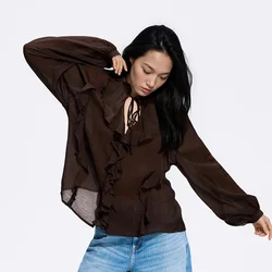 Reserved - Bluza s volanima