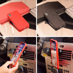 Maska Triangle magnet za Samsung A8 Plus/A730 (2018) crna