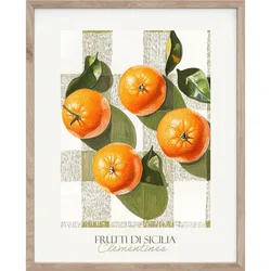 Tiskana slika z okvirjem 40x50 cm Mandarines – Styler