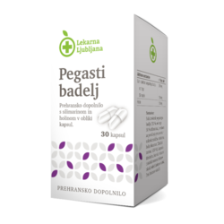Pegasti badelj, 30 kapsul