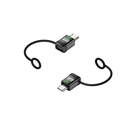 INF 2-Pack Type-C Ženski na Type-C Moški Adapter 240W 120Gbps Black, (5000291529)