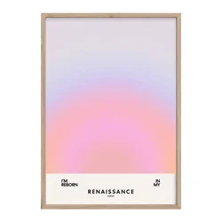 Tiskana slika z okvirjem 50x70 cm Soft Nuances – Styler