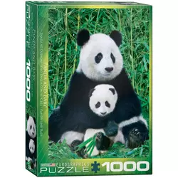 Eurographics Panda and Baby 1000-Piece Puzzle 6000-0173