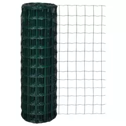 VIDAXL euro mrežasta ograja 10 x 1,2 m z mrežo velikosti 100 mm