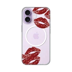 Maska za iPhone 17 6.3 Kisses Print Magsafe, Šarena
