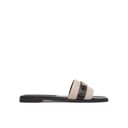 Tory Burch Natikači Romy Slide 183307 Rjava