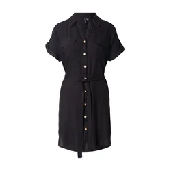 VERO MODA Dolga srajca VMBUMPY črna