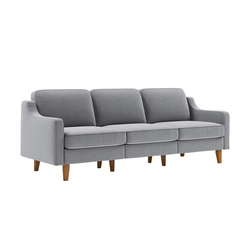 ATELIER DEL SOFA Sofa sa 3 sedišta Robin Extra 3 Fog Grey Walnut