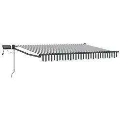 Ručna zlačivna tenda s LED diodama 3,5 x 2,5 m