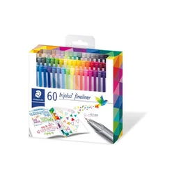 Komplet igelnih markerjev Staedtler Triplus, 0,3 mm, 60 kosov